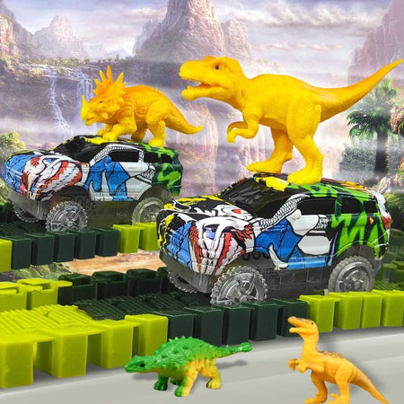 Circuit voiture enfant - Dinosaure Jurassic World | DinoRide