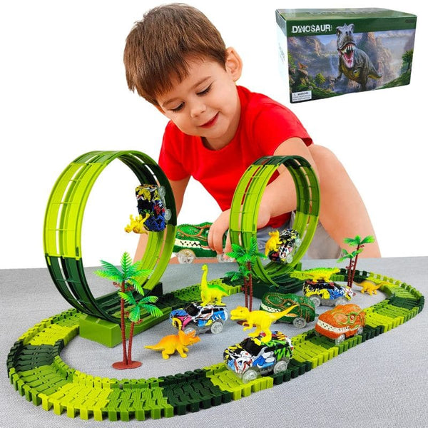 Circuit voiture enfant - Dinosaure Jurassic World