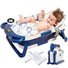 Baignoire bébé pliable bleu marine