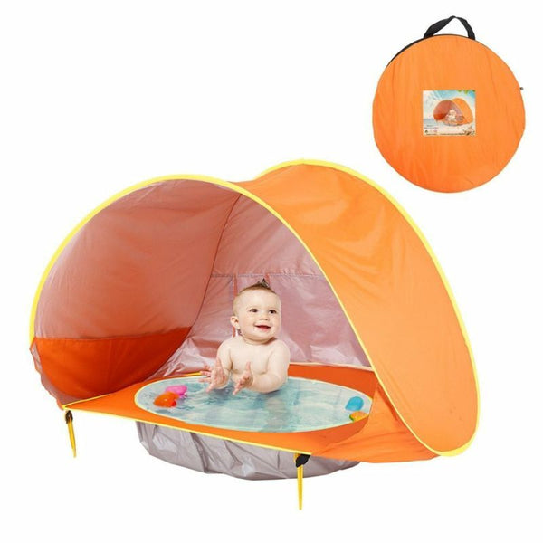 Tente de plage bébé Anti UV avec Piscine intégrée | SunBabyFun