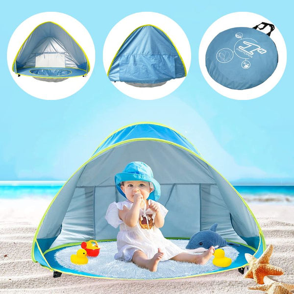 Tente de plage bébé Anti UV avec Piscine intégrée | SunBabyFun