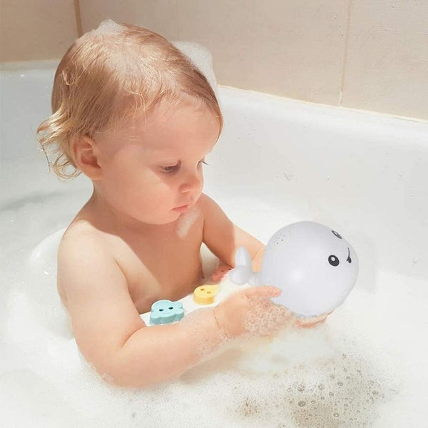 Jouet de bain bébé baleine de Chicco sur allobébé