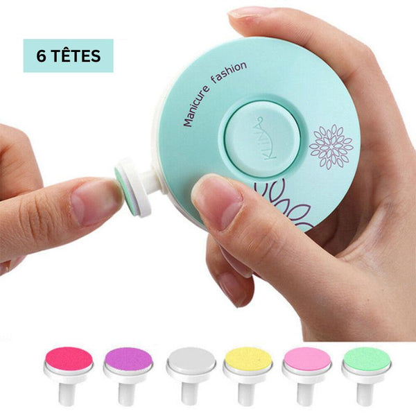 Coupe-ongles électrique pour bébé, kit de lime à ongles, sûr